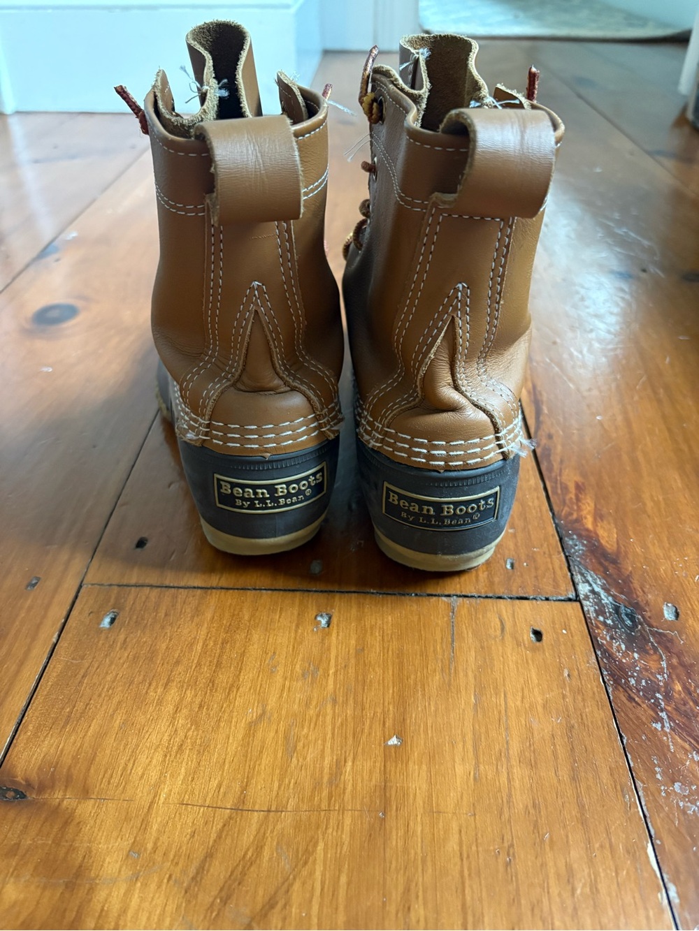 L.L. Bean Bean Boots in Caramel Brown